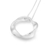 Twist Series Handcrafted Japanese Jewelry Pendant Necklace Sterling Silver Matte hk+np Studio