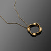 Twist Series Handcrafted Japanese Jewelry Pendant Necklace Vermeil Mirror hk+np Studio
