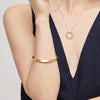Twist Series Handcrafted Japanese Jewelry Pendant Necklace Vermeil Matte hk+np Studio