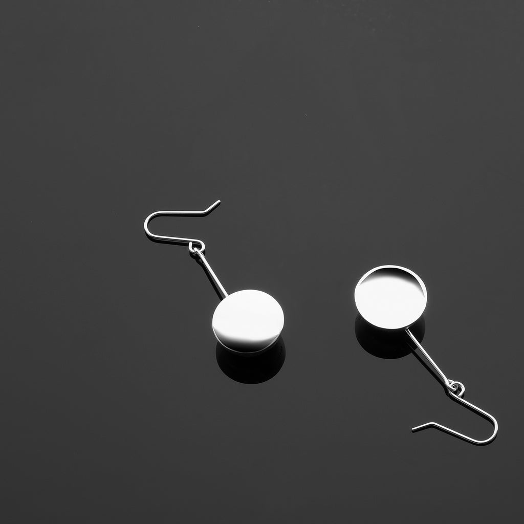 Handcrafted Japanese Jewelry Lunar Earrings hk np studio inc