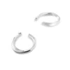 Twist Series Handcrafted Japanese Minimalist Earrings Sterling Silver Mirror hk+np Studio