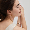 Twist Series Handcrafted Japanese Jewelry Minimalist Earrings vermeil hk+np Studio